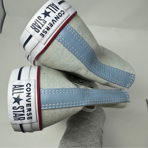 CONVERSE CHUCK TAYLOR ALL STAR HI SHOES Light Blue Denim - Picture 3 of 13
